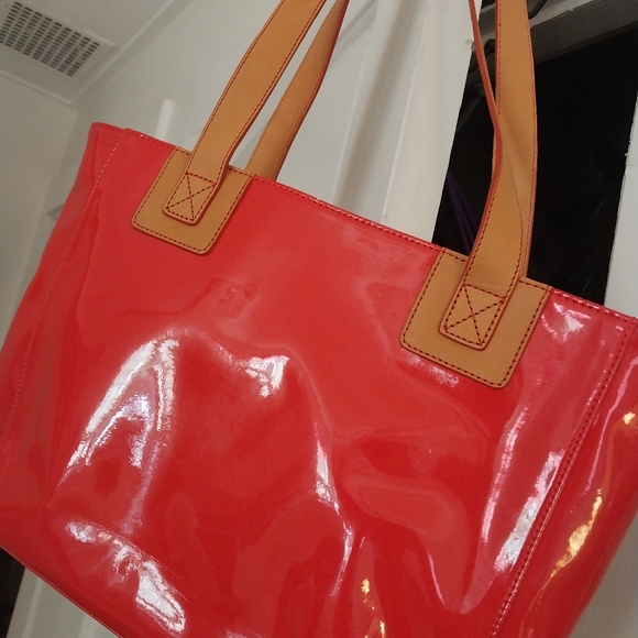 Brahmin Red Patent Bag - Picture 2 of 10